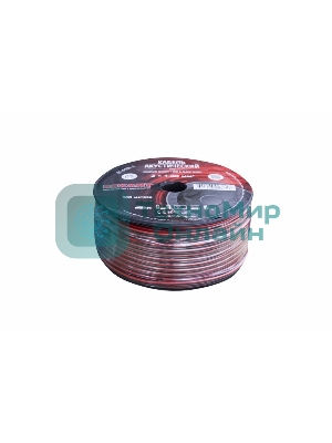 Кабель акустический Rexant 2х1,00 мм², красно-черный, бухта 100 м