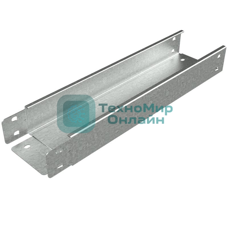 Лоток листовой неперфорированный 100х50 L3000 сталь 0.55мм LN50х100х0.55 