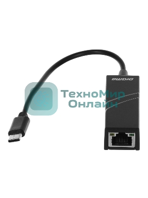 Сетевой адаптер Ethernet Digma D-USBC-LAN100 USB Type-C