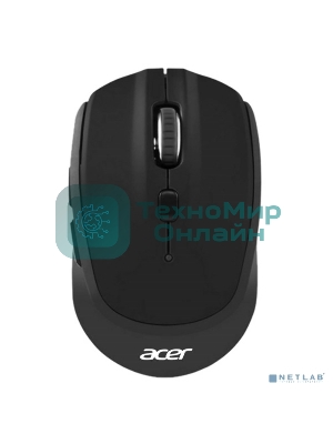 Мышь беспроводная Acer OMR040 черный, 1600 dpi, радиоканал, USB, кнопки - 6