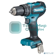 Дрель-шуруповерт Makita DHP485Z, 18 В, 0 Ач, 50 Нм, бесщеточный, ударный
