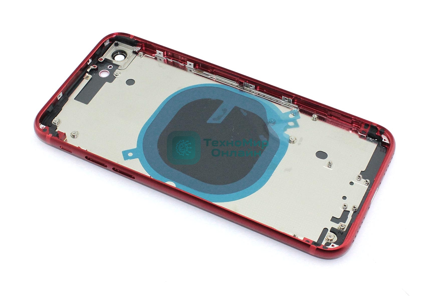 Задняя крышка (корпус) в сборе с рамкой для Apple iPhone SE2 красный