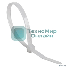 Хомут кабельный Rexant 3.5х100 многоразовый нейл. СКМ-150 белый (уп. 100 шт)