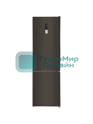 Холодильник Maunfeld MFF200NFSB10 Inverter черный двухкамерный 257/94л морозилка снизу, No Frost