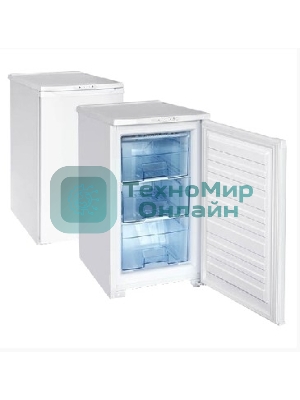 Морозильная камера Бирюса Б-112 белый, 80л, 3 ящика