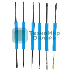 Набор монтажного инструмента для пайки Rexant, 6 предметов