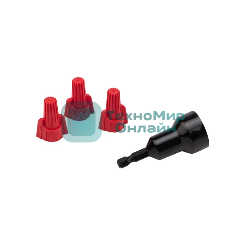 Соединительный изолирующий зажим Rexant с лепестками СИЗ-13 ø 13 мм (0,75-10 мм²), красный (100 шт./уп.)