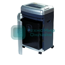 Шредер Office Kit S230 2x15 (секр.P-5)/фрагменты/17лист./35лтр./скрепки/скобы/пл.карты/CD