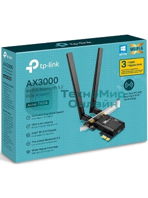 Адаптер PCI Express TP-Link Archer TX55E AX3000 Wi-Fi 6 Bluetooth 5.2