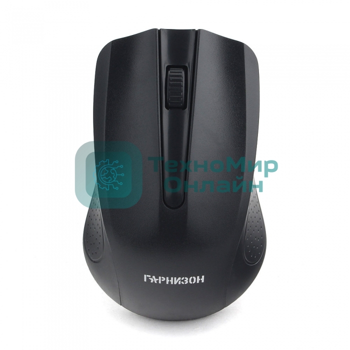 Мышь беспроводная Гарнизон GMW-430 черный, 1200 dpi, радиоканал, USB, кнопки - 3