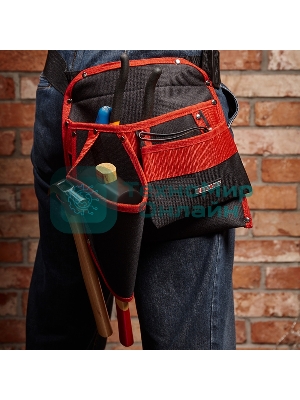 Сумка монтажника поясная с 3 отделениями Rexant RE-3