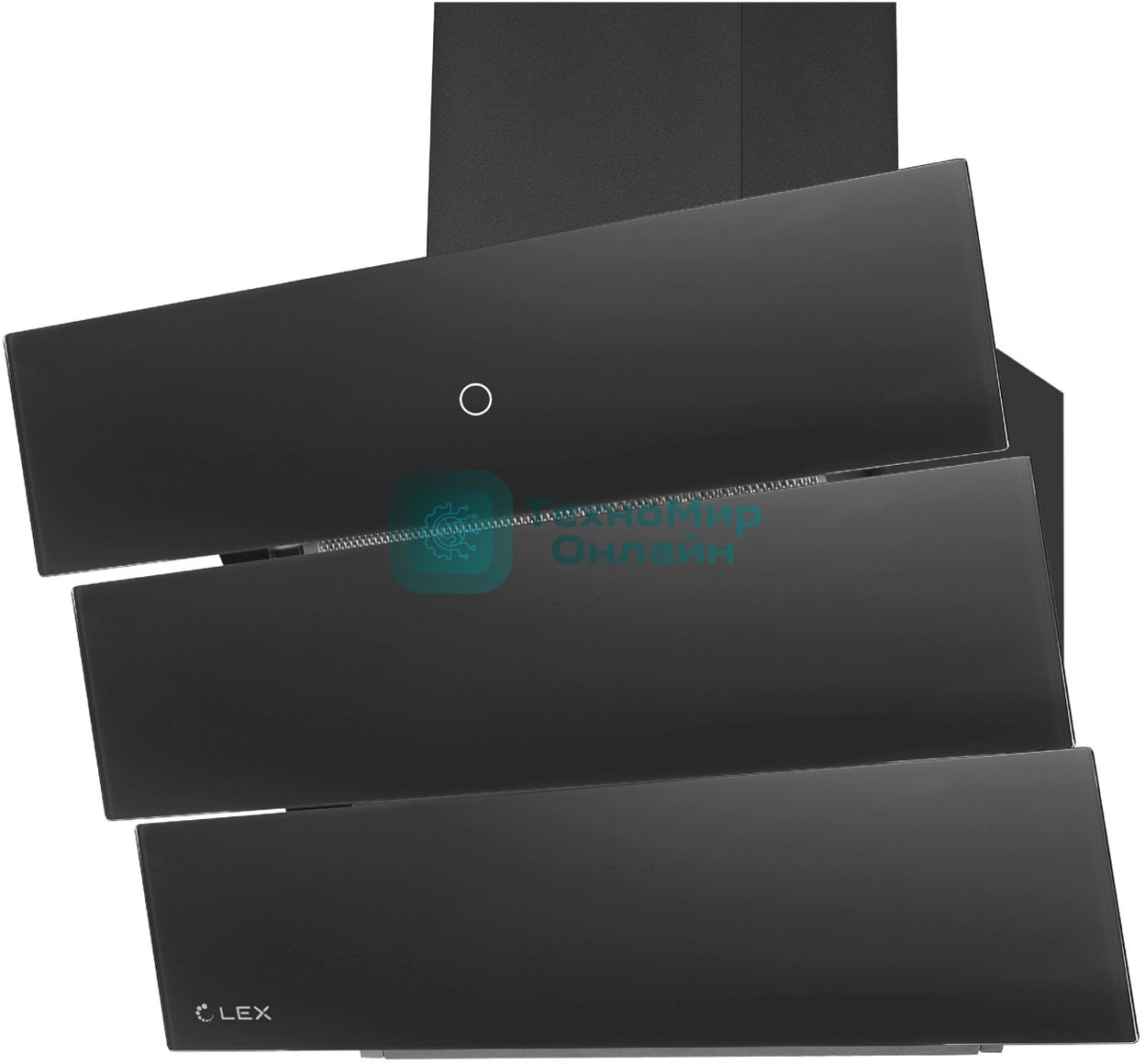 Вытяжка наклонная LEX RIO GS 600 черная, 59.5 см, 850 куб. м/ч, 44 дБ
