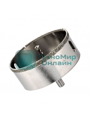 Сверло алмазное Matrix по керамограниту, 100 х 67 мм, 3-гранный хвостовик