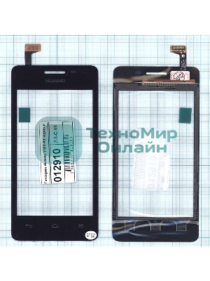 Сенсорное стекло (тачскрин) для Huawei Y301-A1, черное