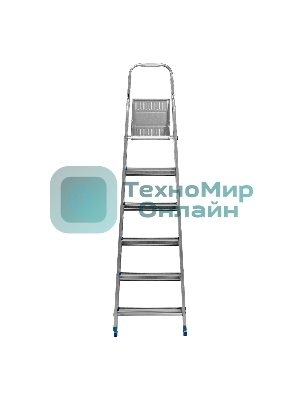 Стремянка Сибртех 6 ступеней, стальная, оцинкованная