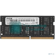 Оперативная память Foxline, DDR4, 16GB (1x16 GB), 3200 MHz, CL22, ECC, SO-DIMM