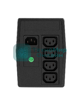 Источник бесперебойного питания ExeGate Power NB-1000.LED.AVR.4C13 (1000VA/650W, LED, AVR, 4*C13, батарея 12V 9Ah, черный)