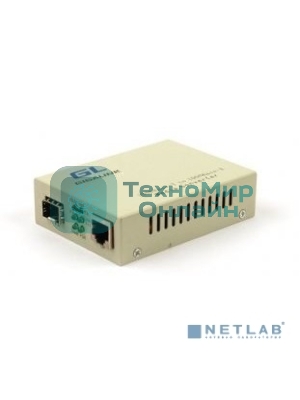 Сетевое оборудование GIGALINK GL-MC-UTPG-SFPG-F Конвертер UTP-SFP, 10/100/1000 Мбит/с в 1000 Мбит/с (GL-GU-SFP-v2)