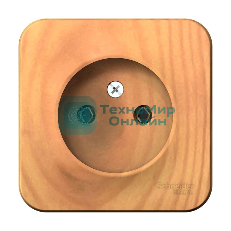 Розетка б/з без шторок 16А, 250 В, изолир. пластина SE Blanca наруж Ясень