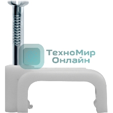 Скоба Navigator креп. прям. d5 с гвозд. NCS-05-50 (уп. 50 шт)