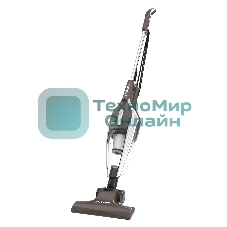 Пылесос вертикальный/ручной Starwind SCH1260 коричневый/белый, питание от сети, 120 Вт, уборка сухая, пылесборник 1.2 л