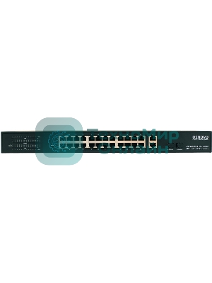 Коммутатор Osnovo SW-62422(400W) 26x100Mb 24PoE+ 400W неуправляемый