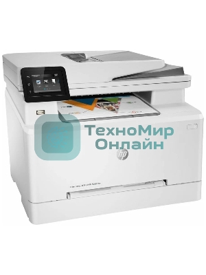 МФУ лазерное HP Color LaserJet Pro M283fdw (7KW75A), A4, цветной, печ. до 21 стр/мин., скан. до 26 стр/мин. (ч/б) 22 стр/мин. (цвет), 600 x 600 dpi (печать) 300x300dpi (скан), USB, RJ-45, Wi-Fi, Air Print, Mopria