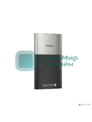 Внешний SSD Netac Z9, 500 Gb, USB 3.2 Gen 2 Type-C, R/W 550/480, черный