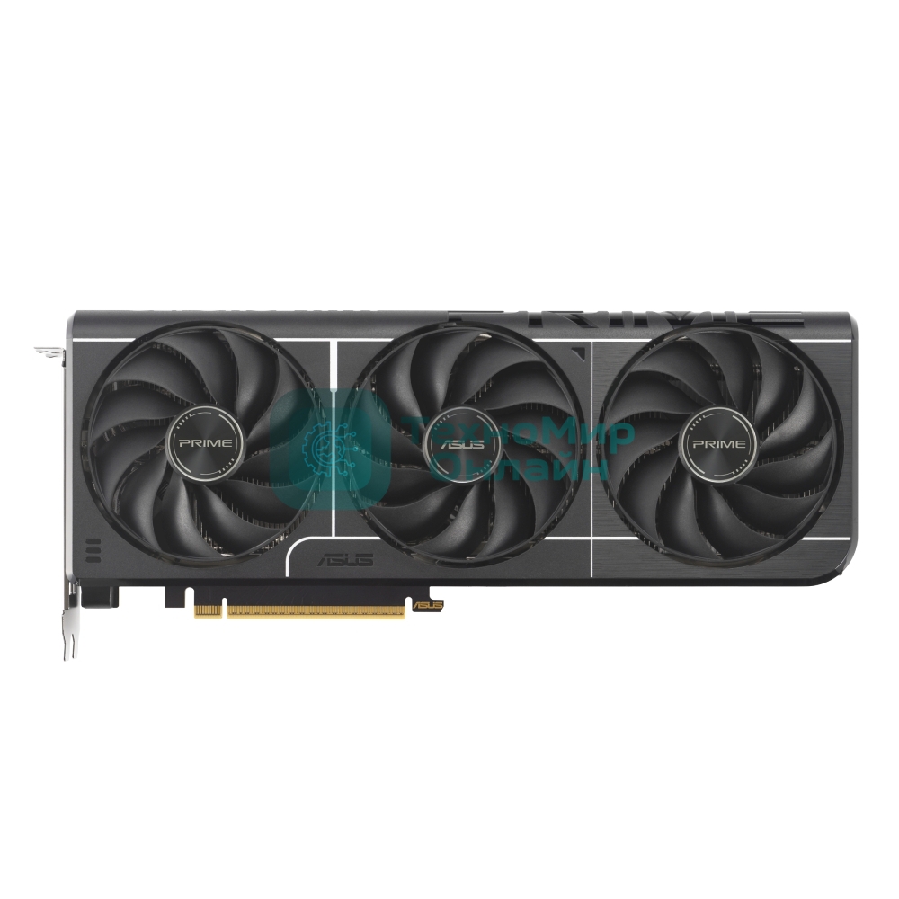 Видеокарта ASUS GeForce RTX 5060 Ti PRIME OC, NVIDIA RTX 5060 Ti, 16 ГБ GDDR7, 128 бит, PCI-e 5.0, 1xHDMI, 3xDP, 2647 МГц