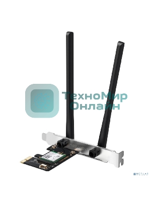 Сетевой адаптер Wi-Fi + Bluetooth Mercusys MA80XE AX3000 PCI Express (ант.внеш.несъем.) 2ант.