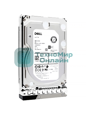 Жесткий диск Dell 2Tb 7.2K RPM SATA 6Gbps 512n 3.5in Hot-plug Hard Drive