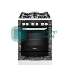 Плита газовая Gefest ПГ 6500-02 0113 черный, конфорок 4 шт, духовка 52 л, 60 см x 85 см x 60 см