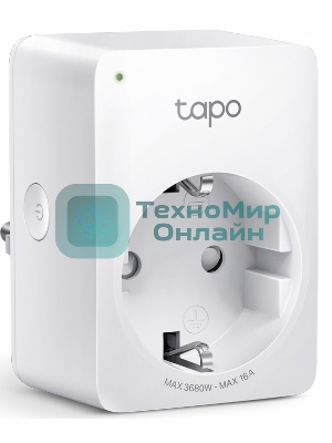 Умная розетка Mini Smart Wi-Fi Socket, Energy MonitoringSPEC: 100-240 V, Max Load 16 A, 50/60 Hz, 2.4 GHz Wi-Fi networkingFEATURE: Amazon Certified for Humans (FFS), Energy Monitoring, Voice Control (works with Amazon Alexa and Google Assistant), Remote Control