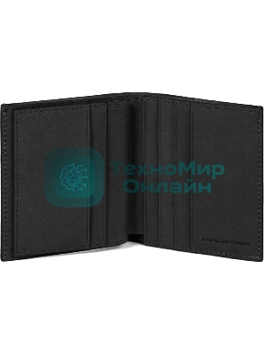 Картхолдер Piquadro Black Square PP1518B3R/N, натуральная кожа, черный
