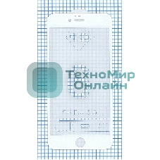 Защитное стекло 6D для Apple iPhone 6/6S Plus белый