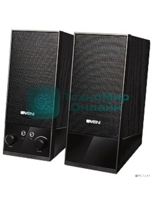 Акустическая система SVEN SPS-604 2.0 черный 4Вт