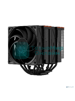 Кулер для процессора PCCooler RZ620 BK (260W, 4-pin PWM, 157.5мм, Al/Cu, 6x6мм, 1x120мм, 86.73CFM, 32dBA, 2200RPM, S: 1851/1700/1200/115X, AM5/AM4, черный)