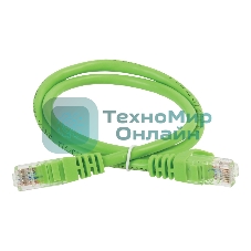 Патч-корд ITK PC02-C5EUL-2M UTP вилка RJ-45-вилка RJ-45 cat.5е 2м зеленый LSZH (уп.:1шт)