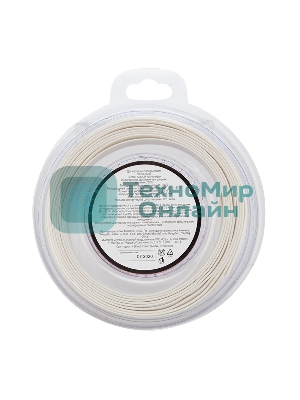 Трубка термоусаживаемая Rexant 8.0/4.0мм белый ролик 2.44 м