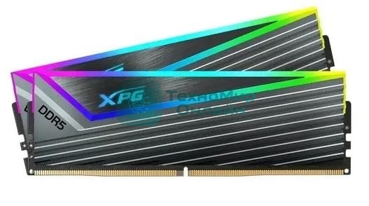 Оперативная память XPG Caster, DDR5, 32GB (2x16GB), 6400MHz, CL32, DIMM, с радиаторами, ARGB, серый