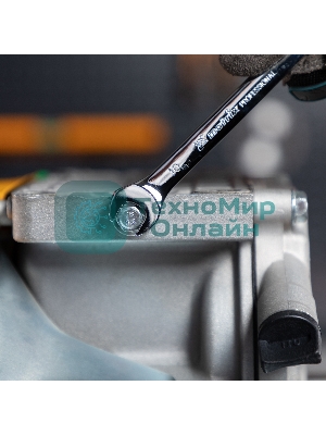 Набор ключей комбинированных Matrix, трещоточных шарнирных 6шт