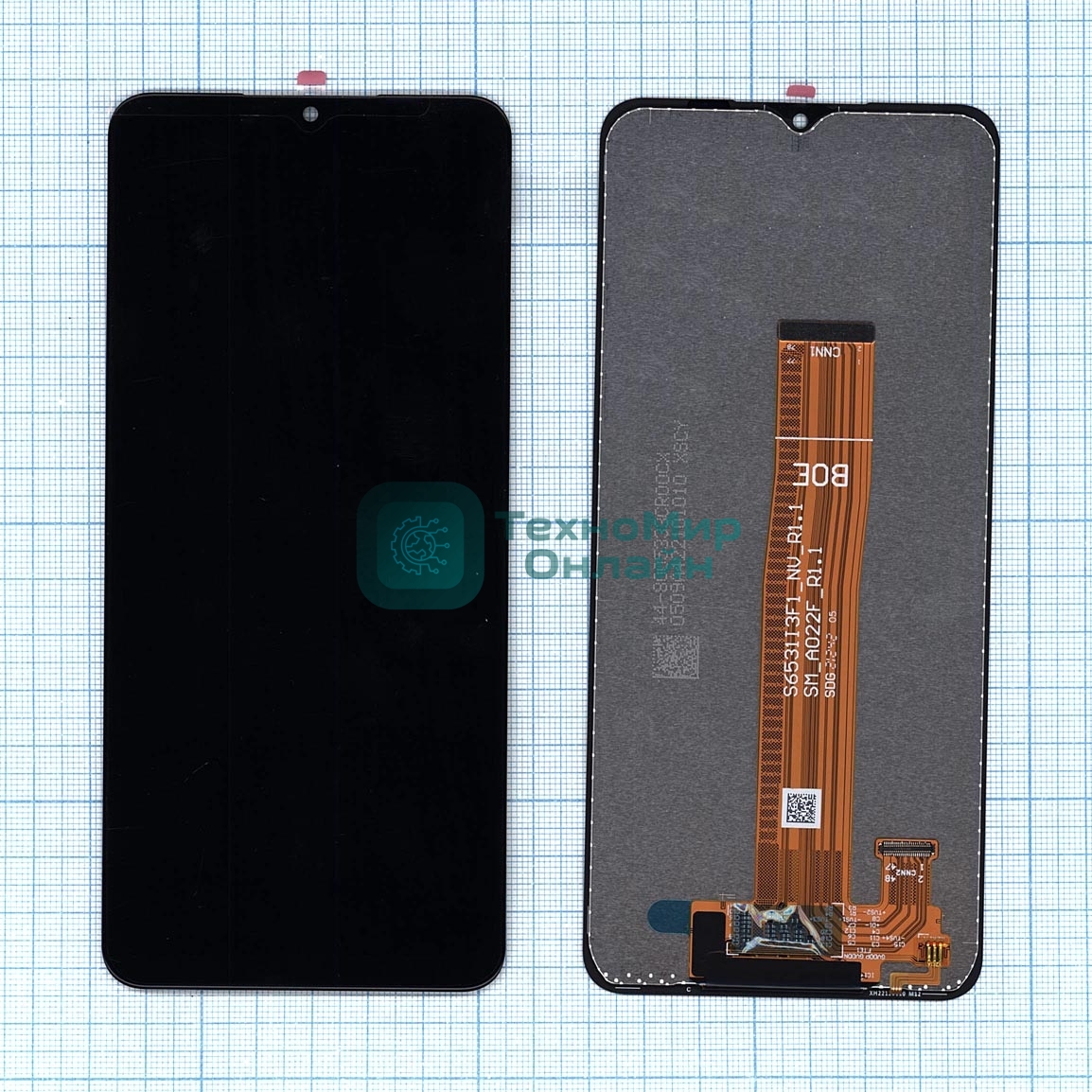 Дисплей (модуль) для Samsung Galaxy M12 SM-M127 в сборе с тачскрином (PLS) черный