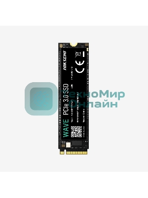 Накопитель SSD HIKSEMI WAVE(P), 256 Gb, PCIe 3.0 x4, M.2 2280, NVMe, R/W 2280/1800