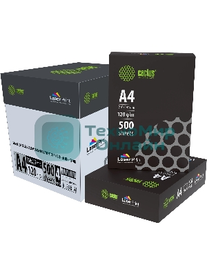 Бумага Cactus CS-LPA4120500 A4/120г/м2/500л./белый для лазерной печати