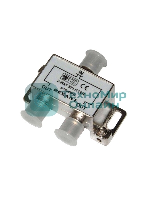 Делитель ТВ Rexant х 2 под F разъем 5-1000 МГц