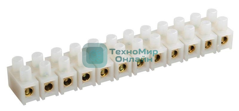 Зажим винтовой ЗВИ-5 н/г 1.5-4 кв.мм 12 пар IEK UZV4-005-04