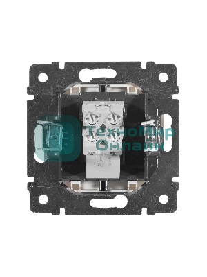 Розетка 1хRJ11, алюм. Valena Розетка 1хRJ11, алюм.