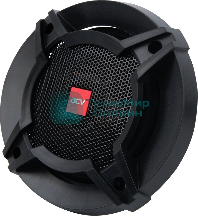 Колонки автомобильные ACV PG-422S 90Вт 89дБ 4Ом 10см (4дюйм) (ком.:2кол.) коаксиальные двухполосные