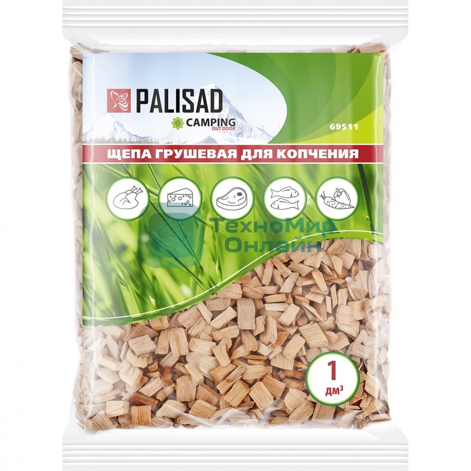 Щепа грушевая для копчения, Camping Palisad