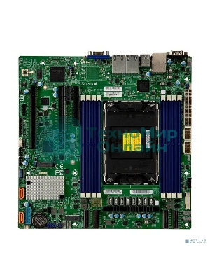 Материнская плата Supermicro X13SEM-F-B, 1xLGA-4677, OEM Intel Xeon SP gen 4, Intel C741, 8x DDR5 4800/4400/4000 MHz. 2x1Gbe Base-T i350+1xMgmt LAN, 10xSATA3, 2xSATA-DOM, 5xUSB 3.2, 2xPCI-Ex16+1xPCI-E x8+4xMCIO x8, 2xM.2, mATX